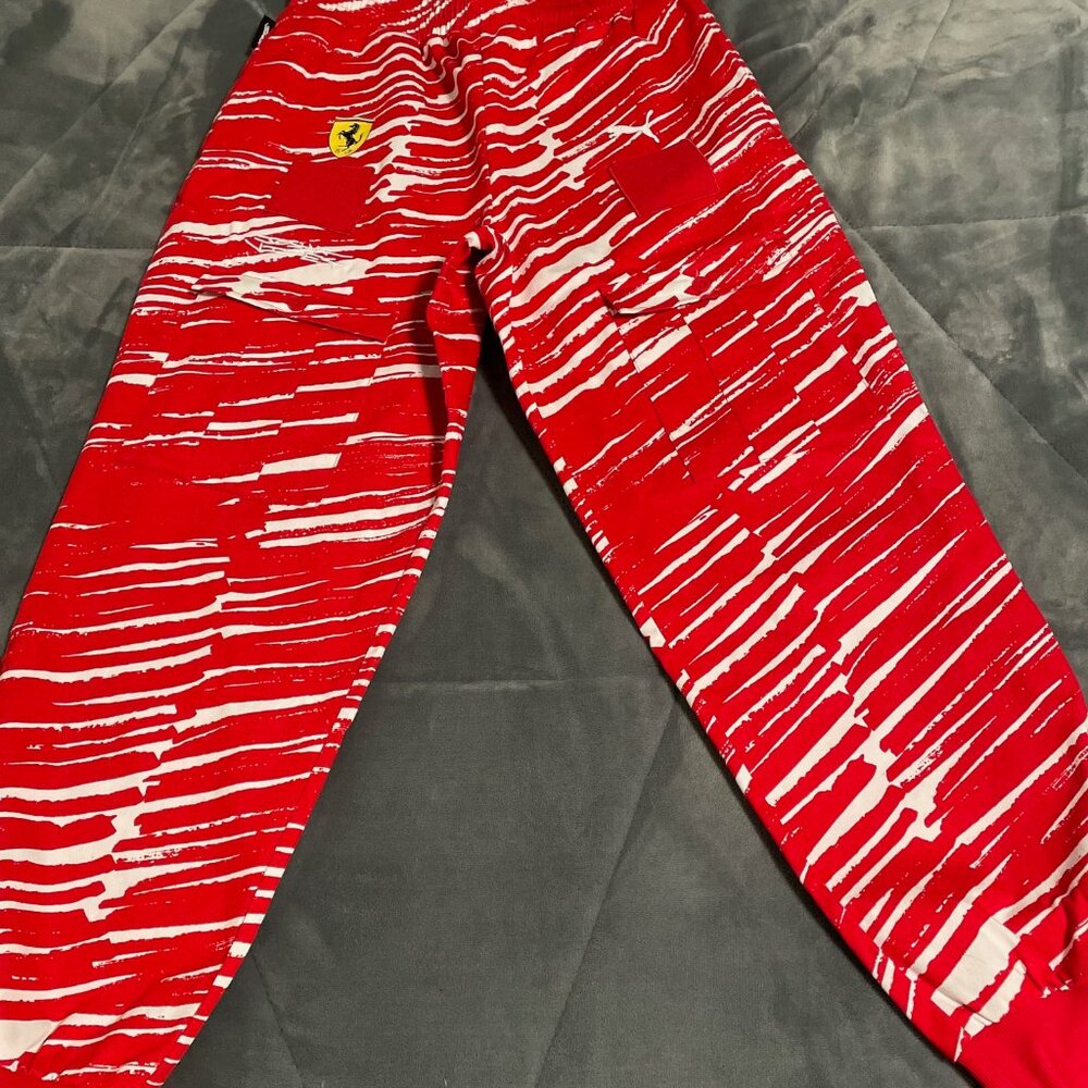 SCUDERIA FERRARI x JOSHUA VIDES Men's Race Pants